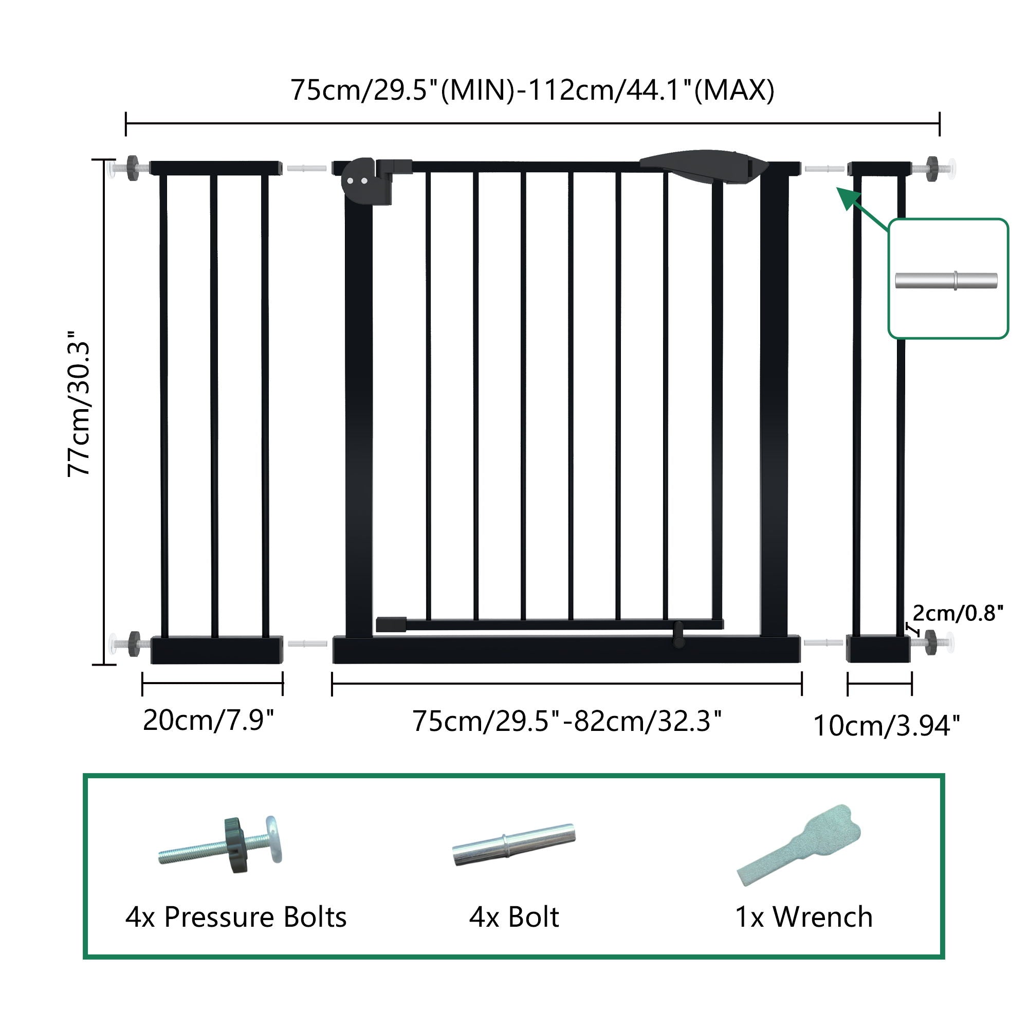 Baby Gate For Stairs And Doorways