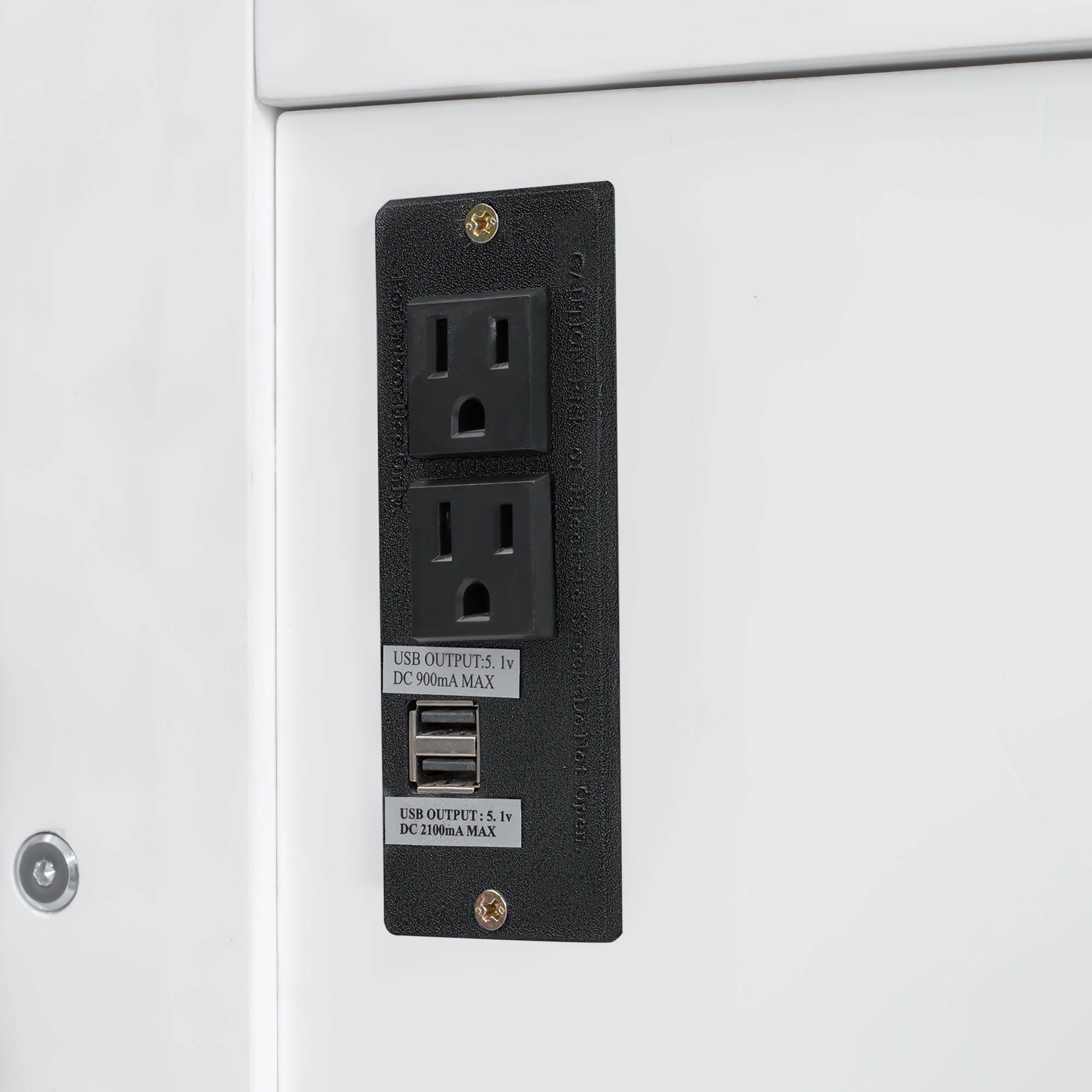 Murphy Bed With Desk, LED Lights And USB Charging Station