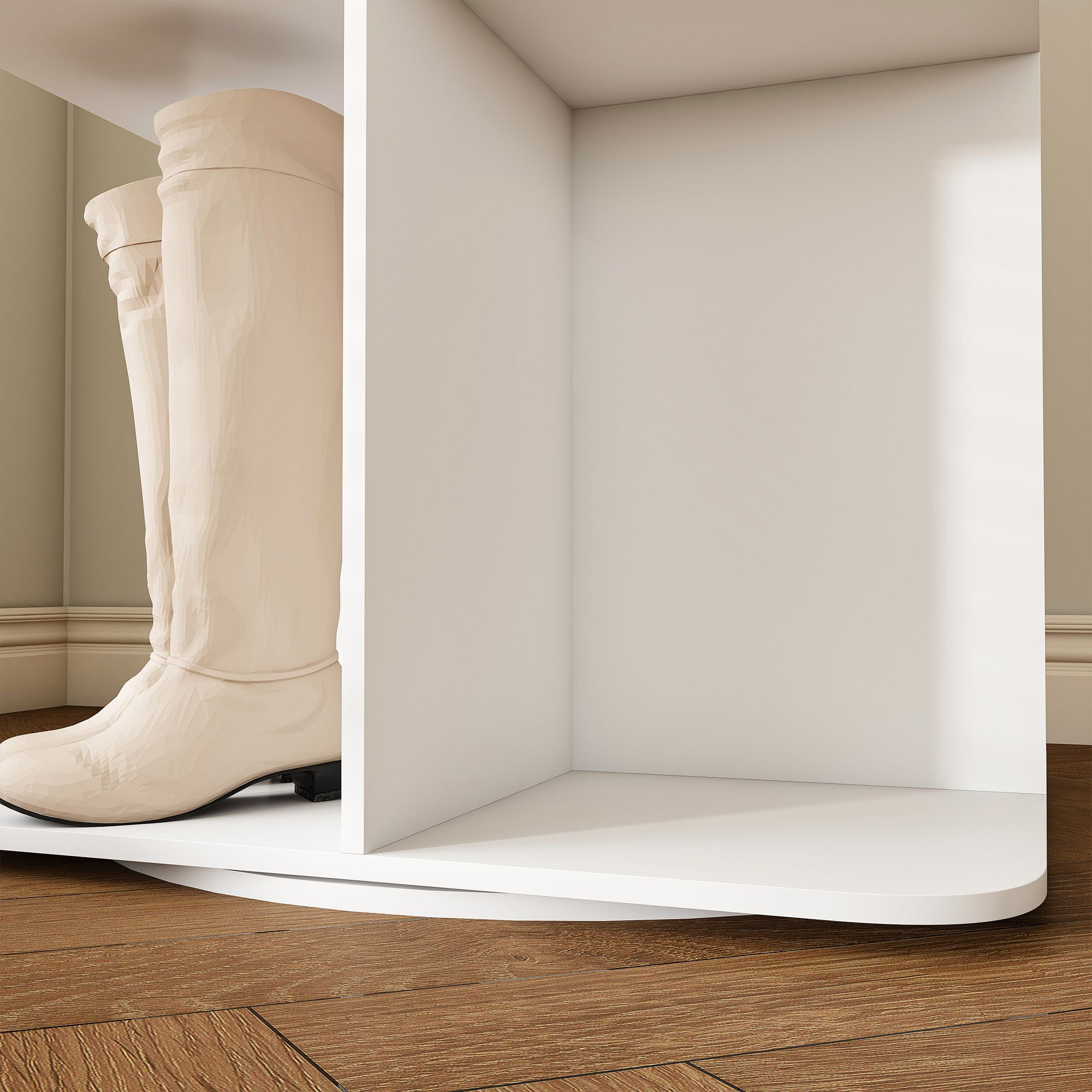 Spinning Shoe Rack, Free Standing 360° Revolving Shoe Organizer