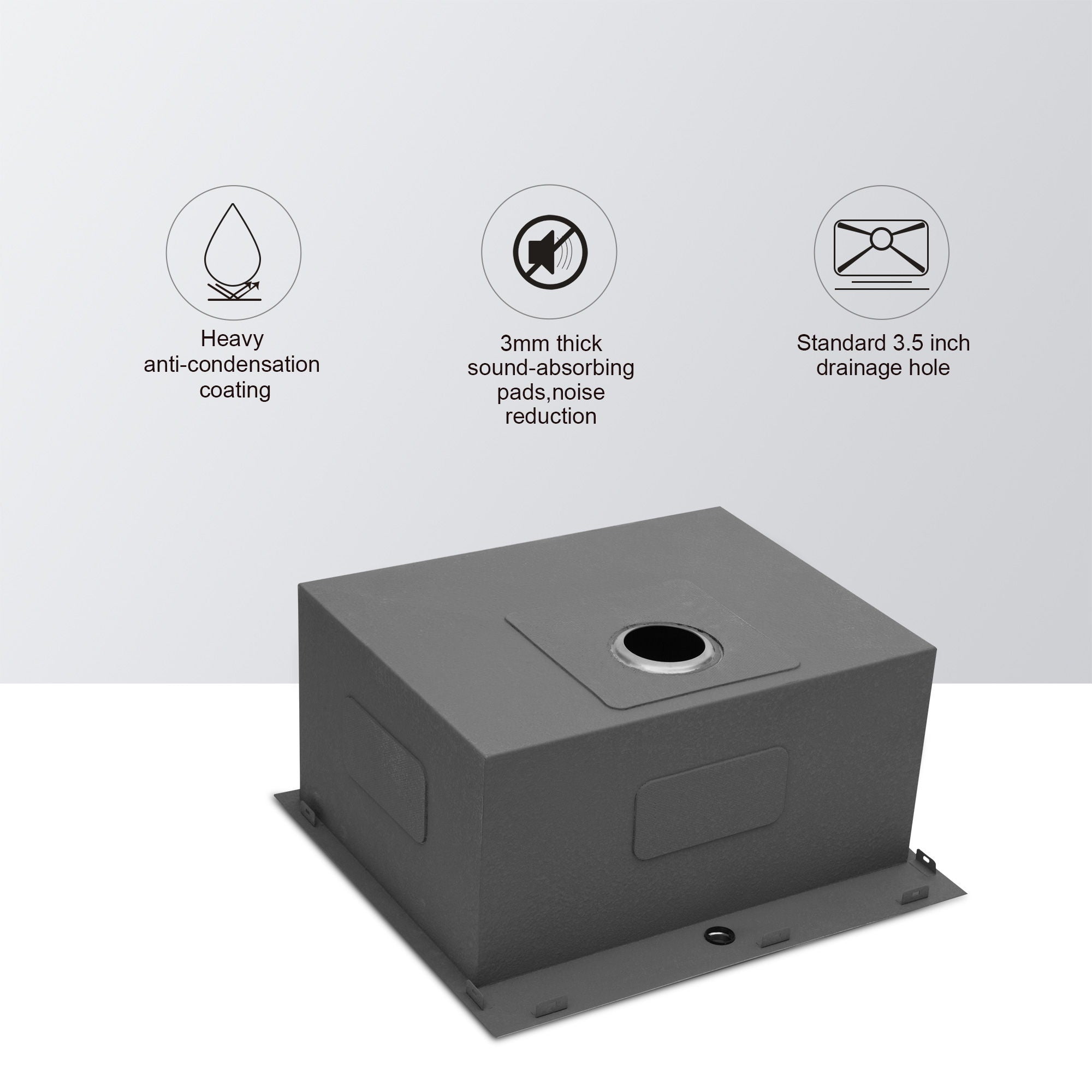 Stainless Steel Drop In Kitchen Sink, Topmount