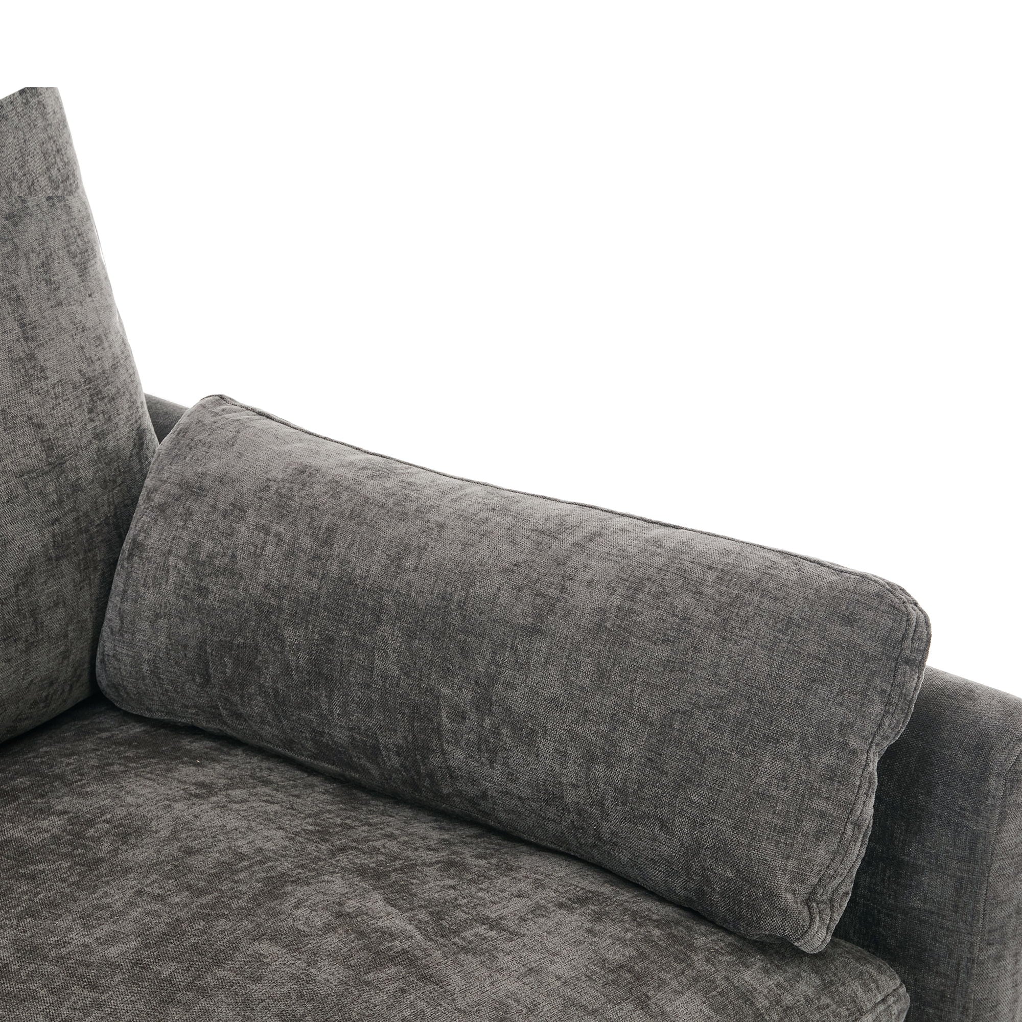 Cozy Upholstered Cushion Armchair For Living Room