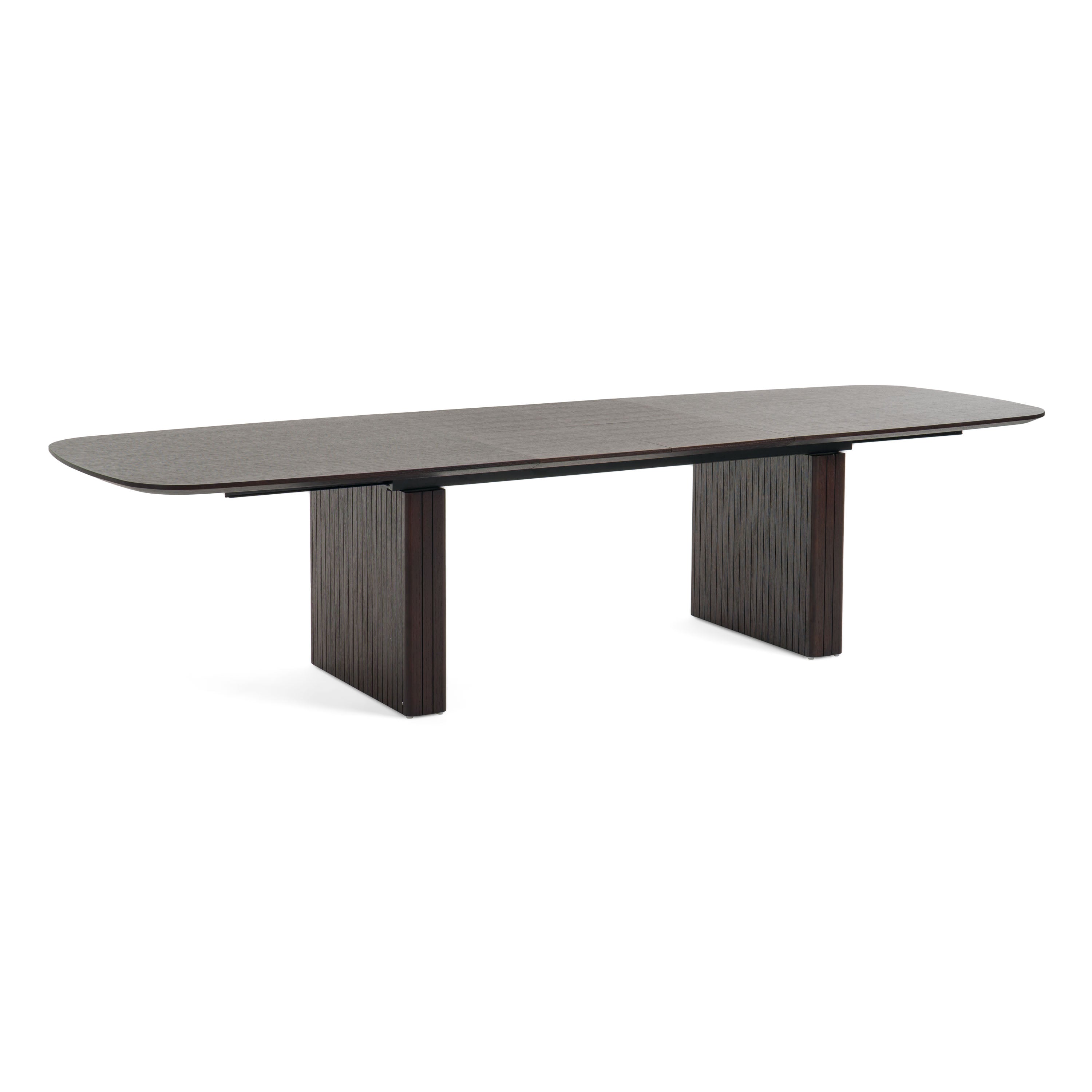 Modrest Calhoun - Modern Smoked Oak Extendable Dining Table