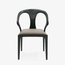 Modrest Campbell - Mid-Century Modern Grey & Black Ash Dining Chair