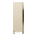 Nova Domus Cartier - Modern Beige Shagreen and Brushed Brass Chest