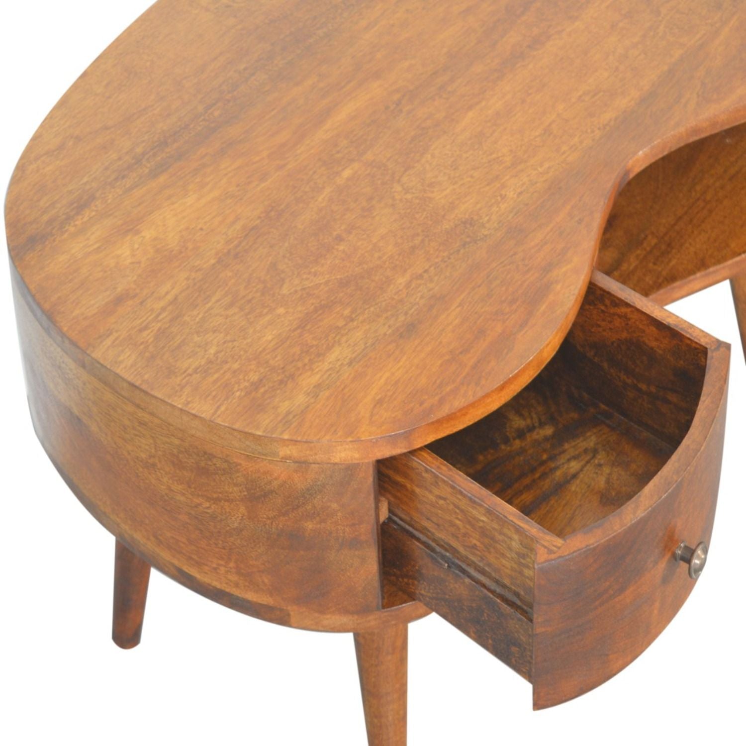 Wave Coffee Table With 1 Drawer