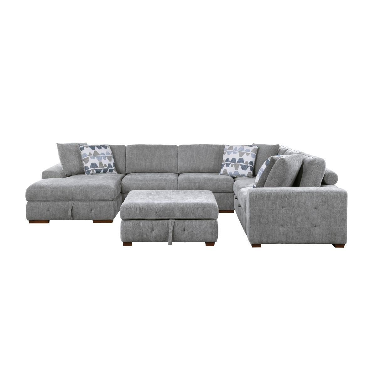 Raife - Sectional With Ottoman