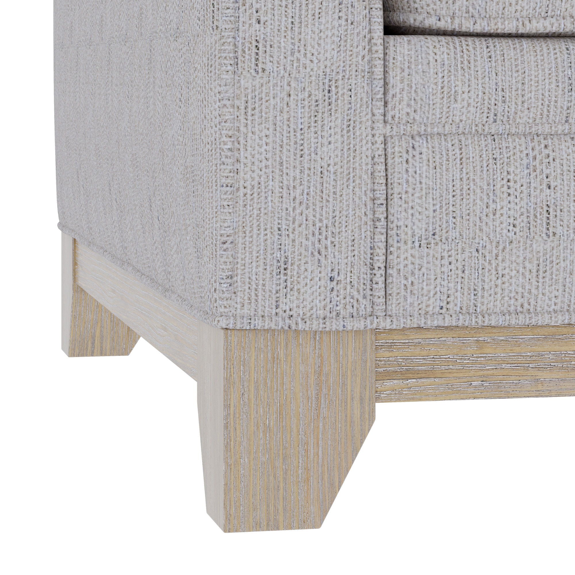 Loveseat With Casual Accent - Gray