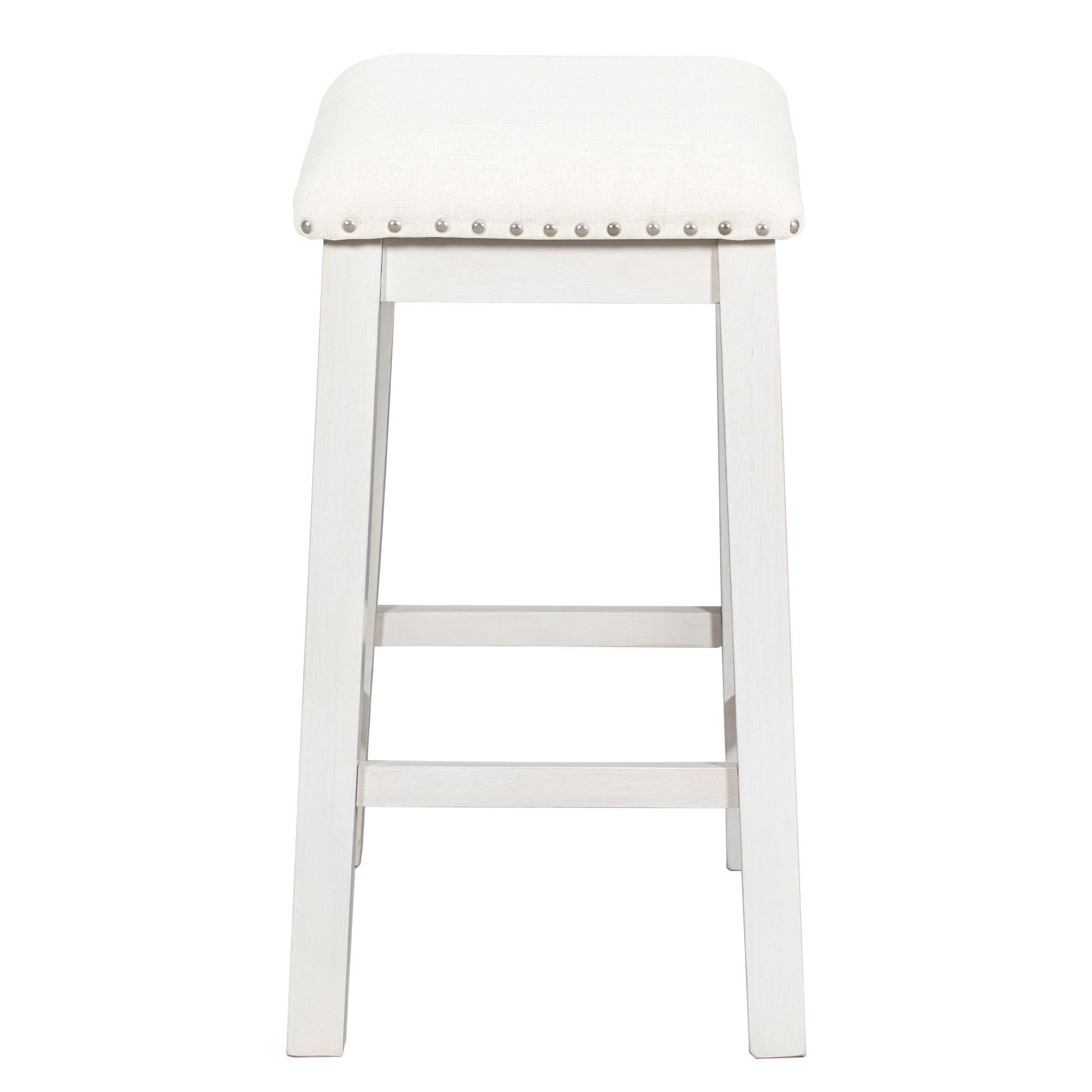 5 Pieces Counter Height Rustic Farmhouse Dining Room Wooden Bar Table Set With 2 Stools And 2 Chairs