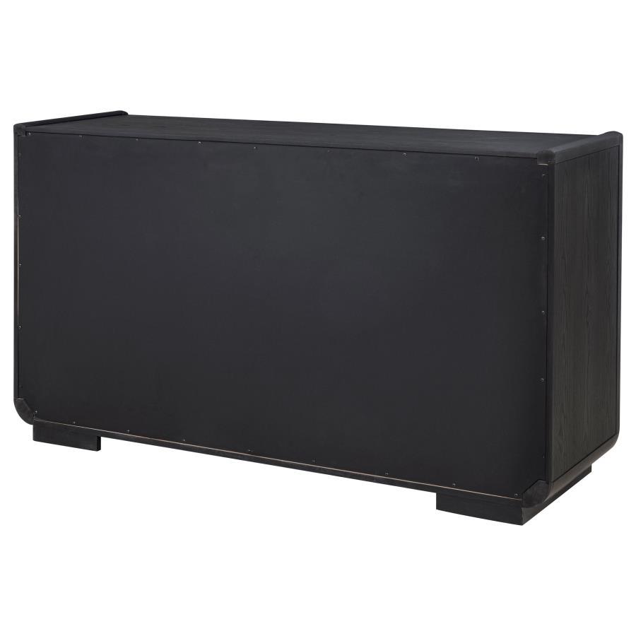 Leandro - 2-Drawer Dining Sideboard Server - Burnished Black