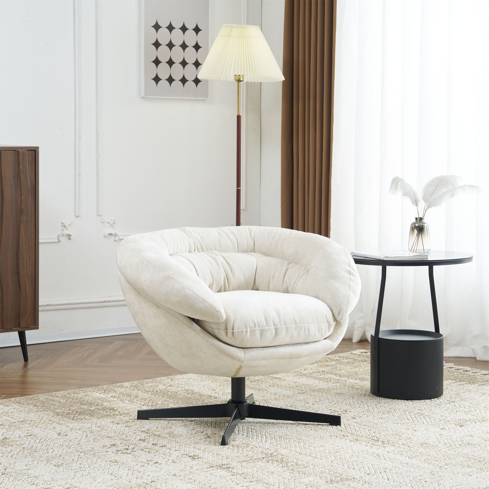 Modern Office Chair With 360 Degree Swivel