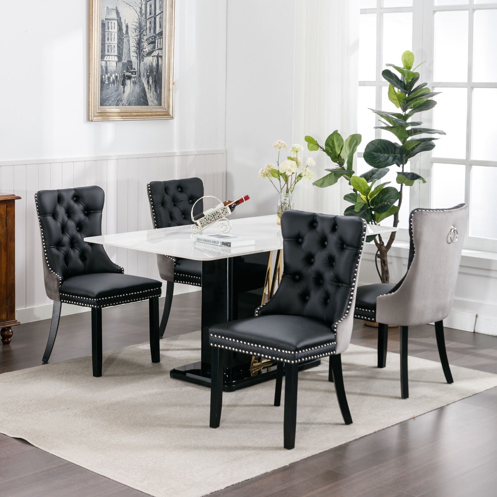Nikki - Modern Upholstered Dining Chair (Set of 2)