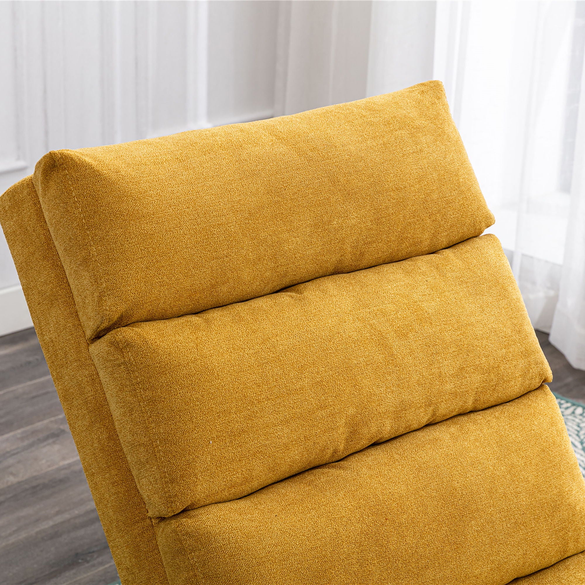 Massage Chaise Lounge Indoor With Remote Control, Ergonomic Electric Massage Lounger