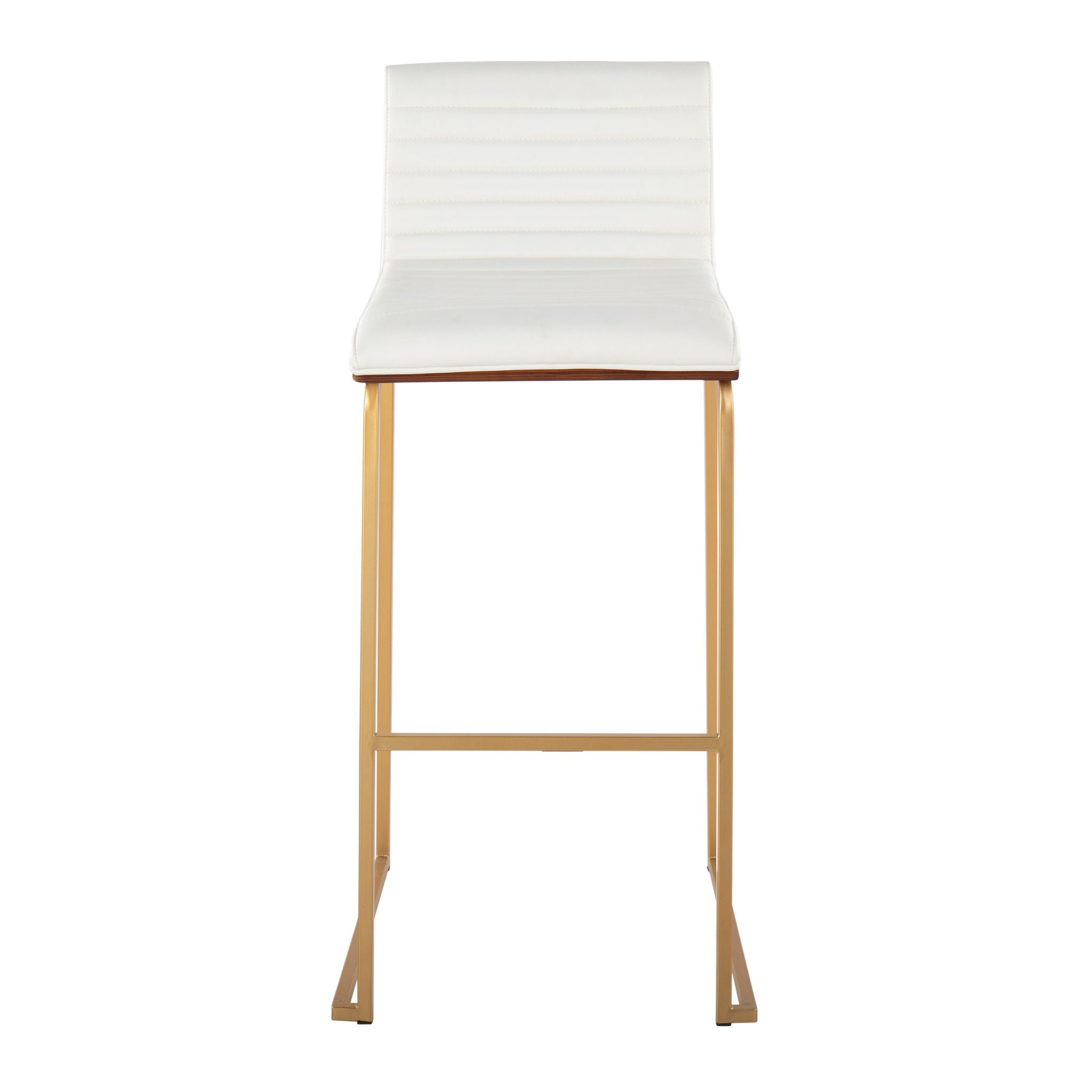 Mason Mara - Contemporary Versatile Desig Fixed Height Barstool (Set of 2)