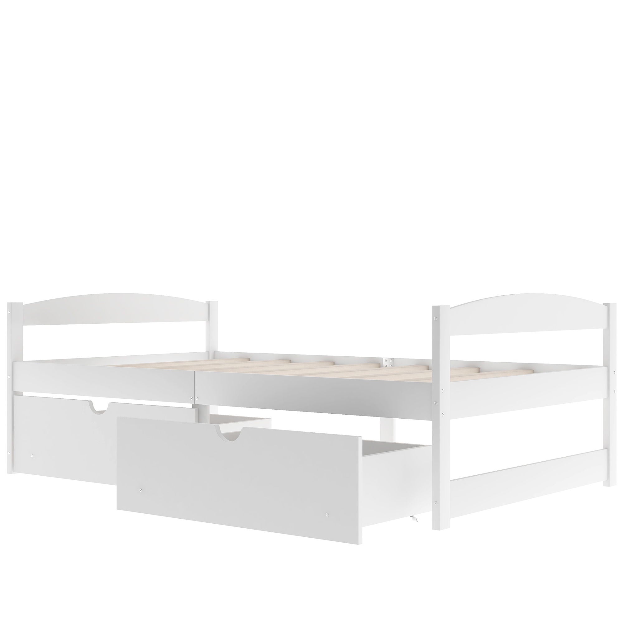 Platform Bed With 2 Drawers