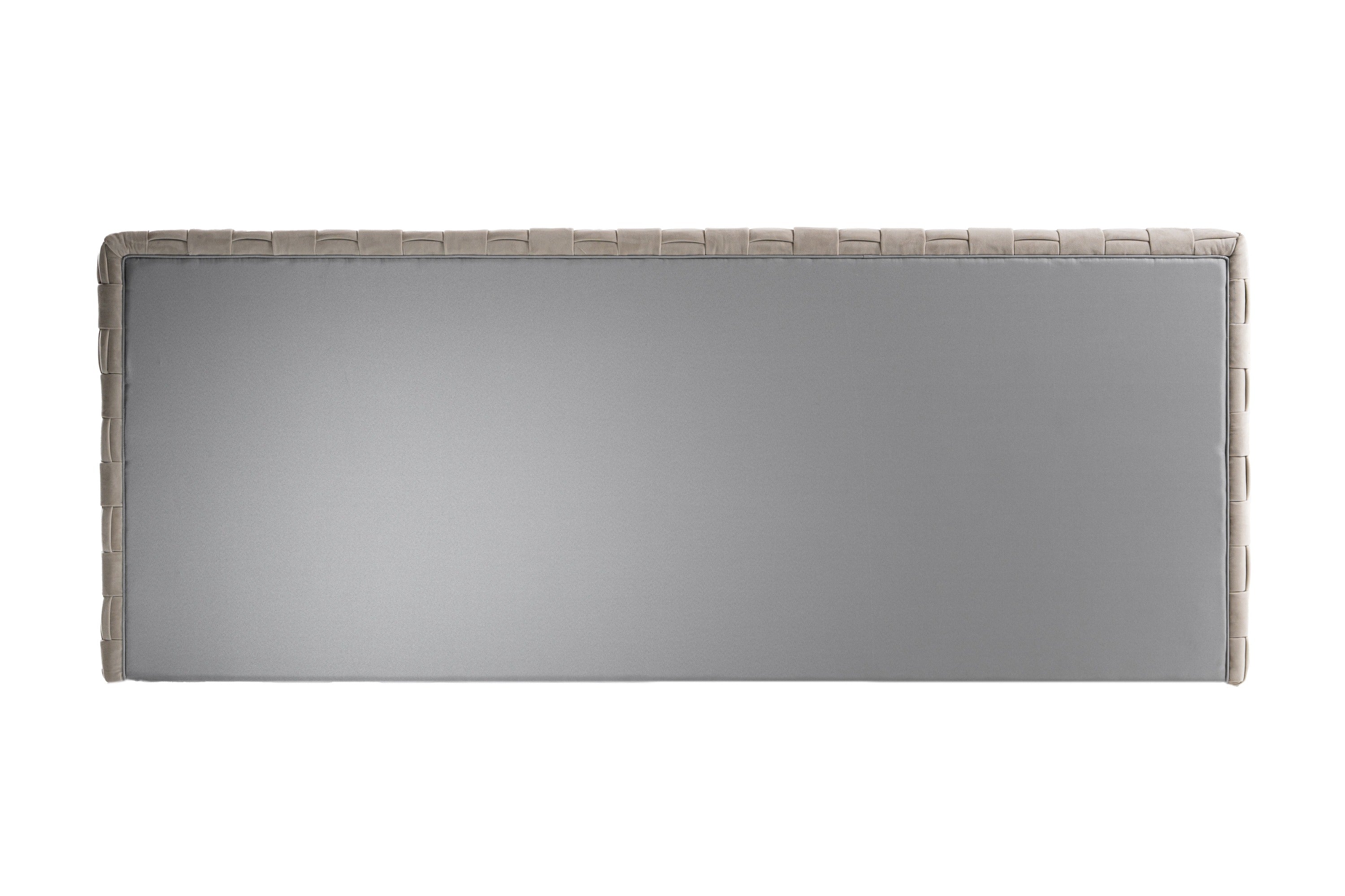 Modrest Concord - Modern Light Grey Velvet Bed