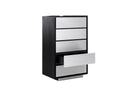 Modrest Concord - Modern Black Marble + Black Ash + Aluminum Chest
