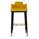 Modrest Conifer - Modern Glam Yellow Barstool