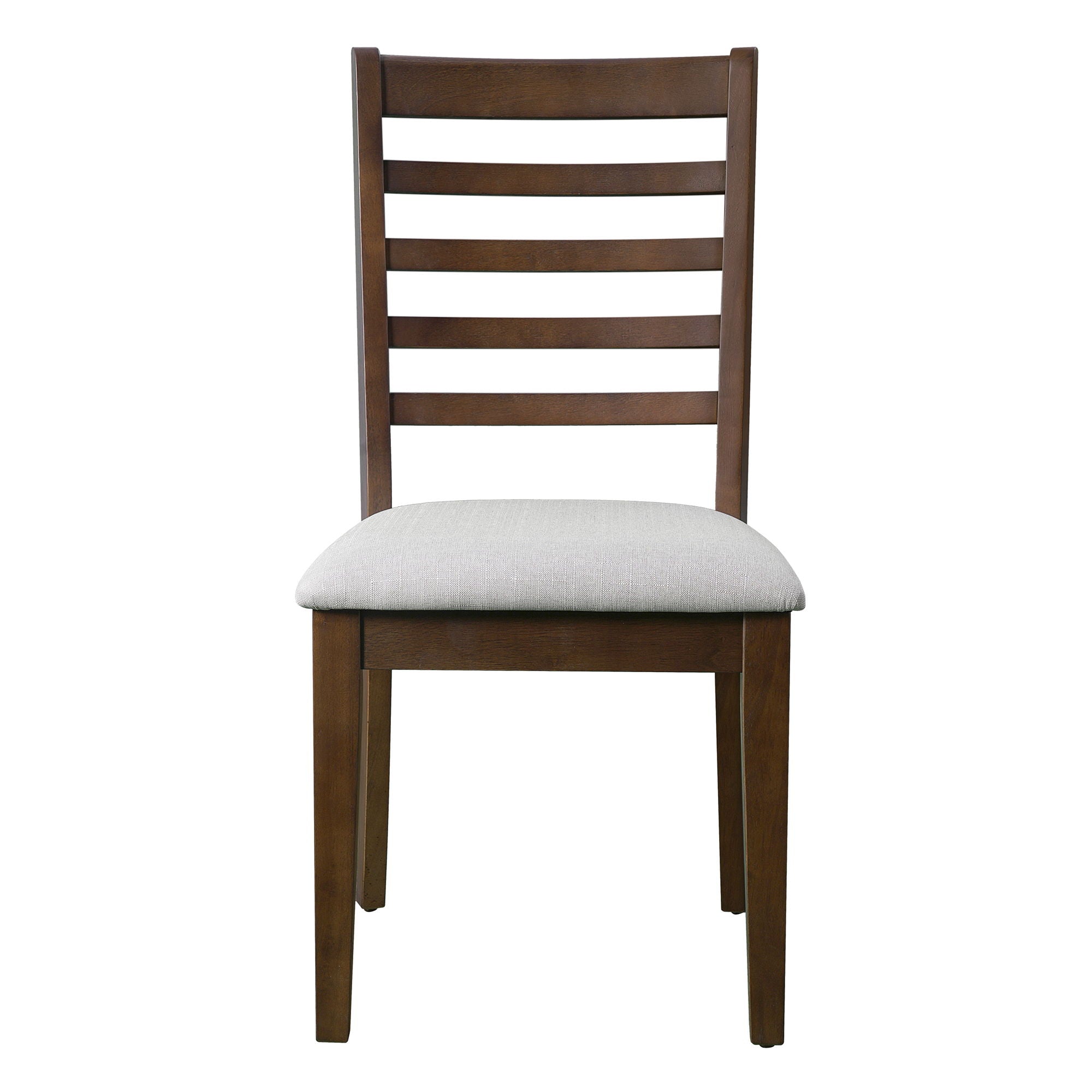 Upholstered Armless Chairs With High Ladder Back