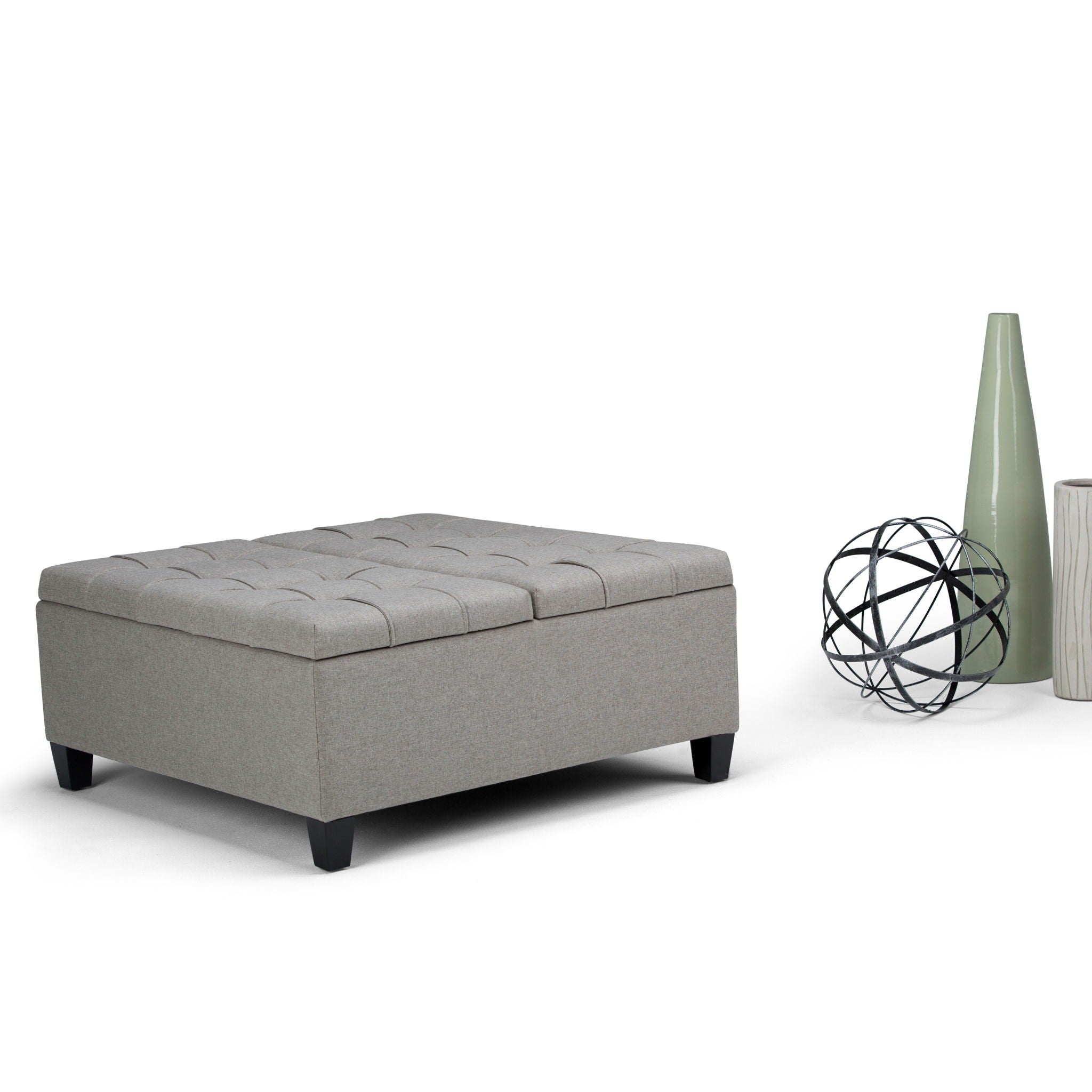 Harrison - Upholstered Coffee Table Storage Ottoman