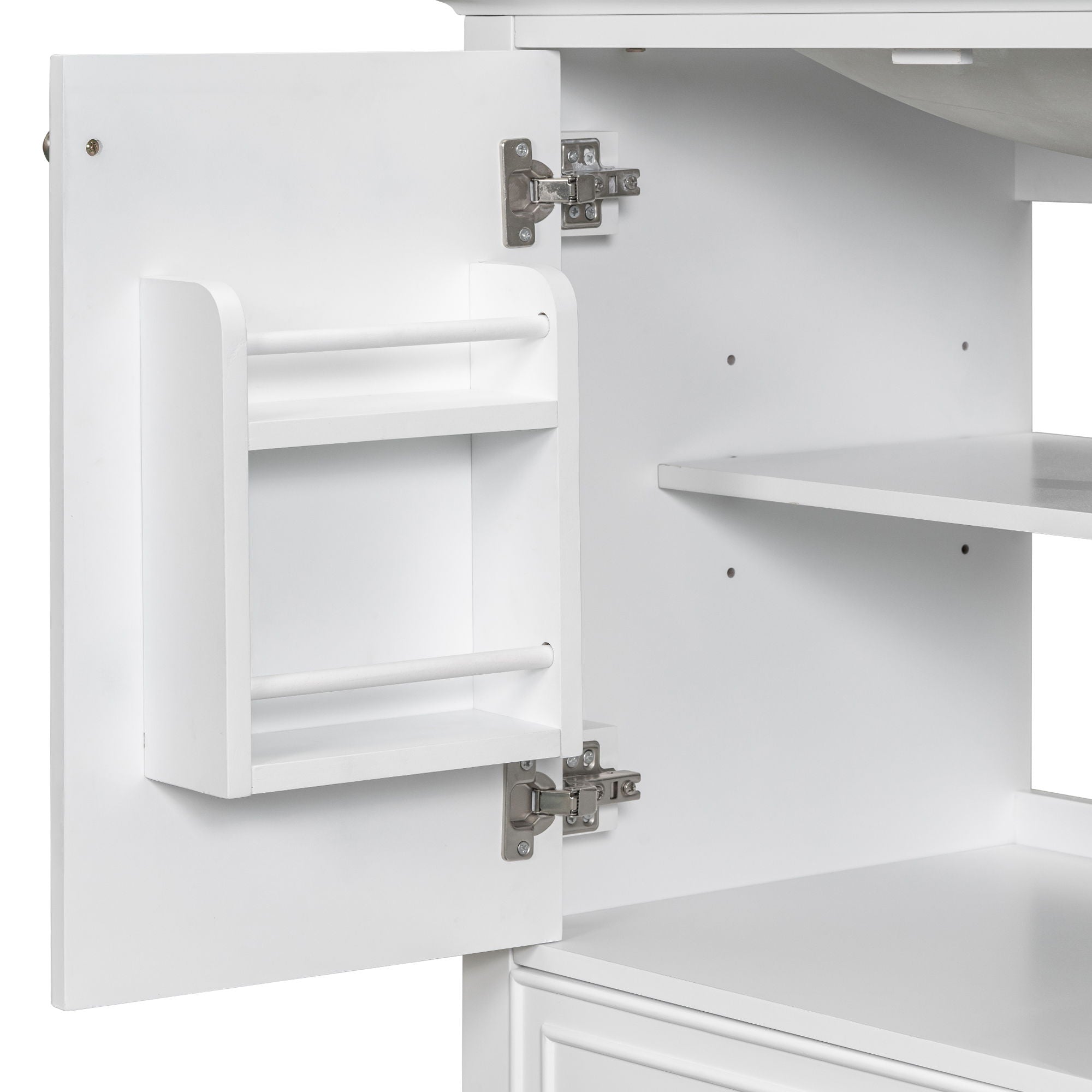 Modern Bathroom Vanity Base Only With Doors And Drawer
