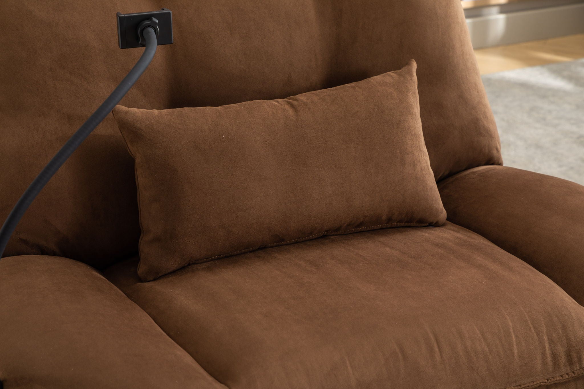 Power Recliner Swivel Glider USB Charger With tooth Music Player, Sleep, Working, Game And Leisure