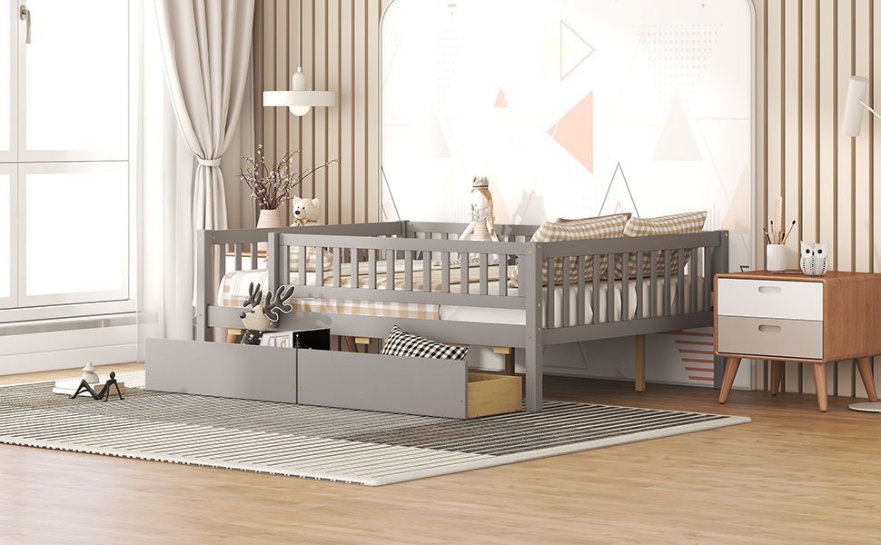 Multifunctional Wooden Daybed Bed