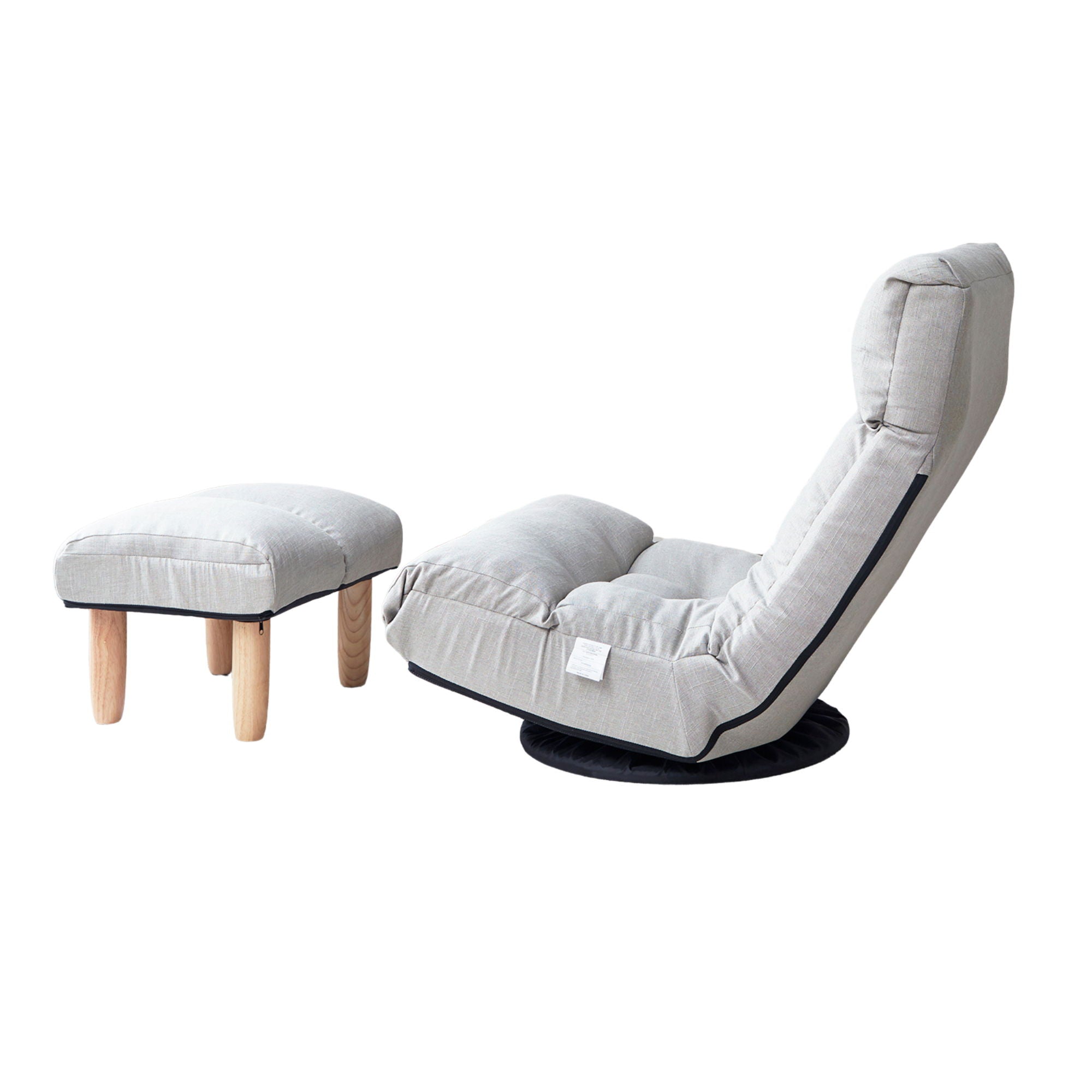 Adjustable Japanese Reclining Floor Chair Sofa With Metal Frame For Living Room