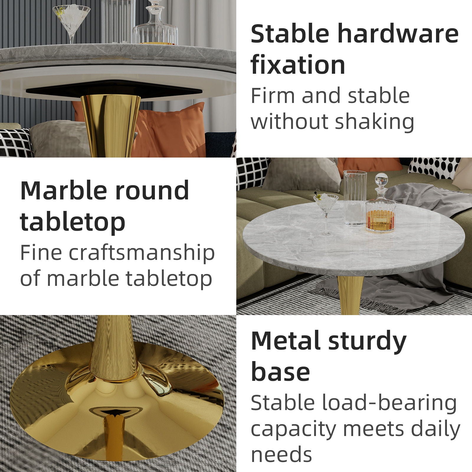 Coffee Table With Round Top