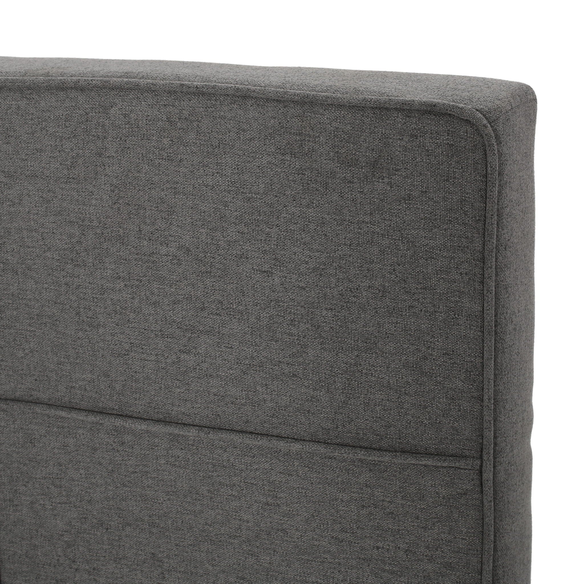 King / California King Sized Headboard - Charcoal Gray