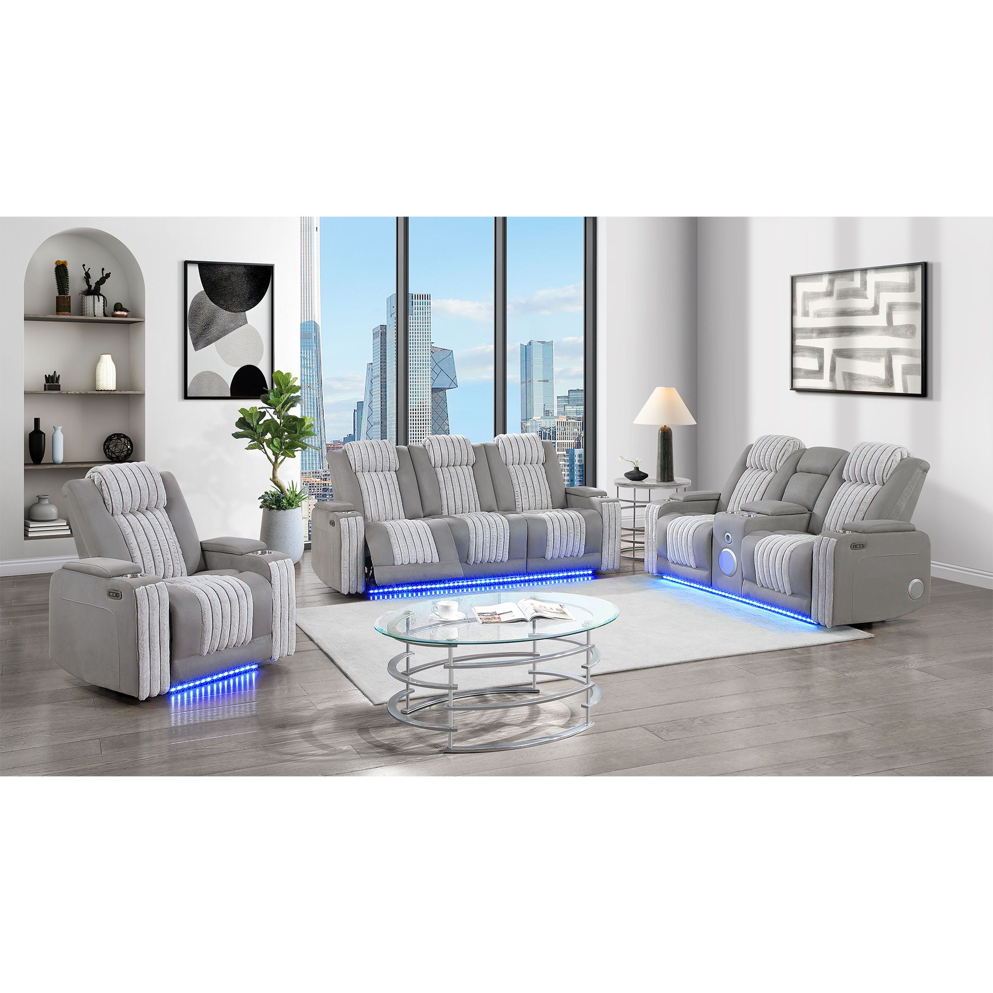 Duran - Power Reclining Loveseat With Power Headrest