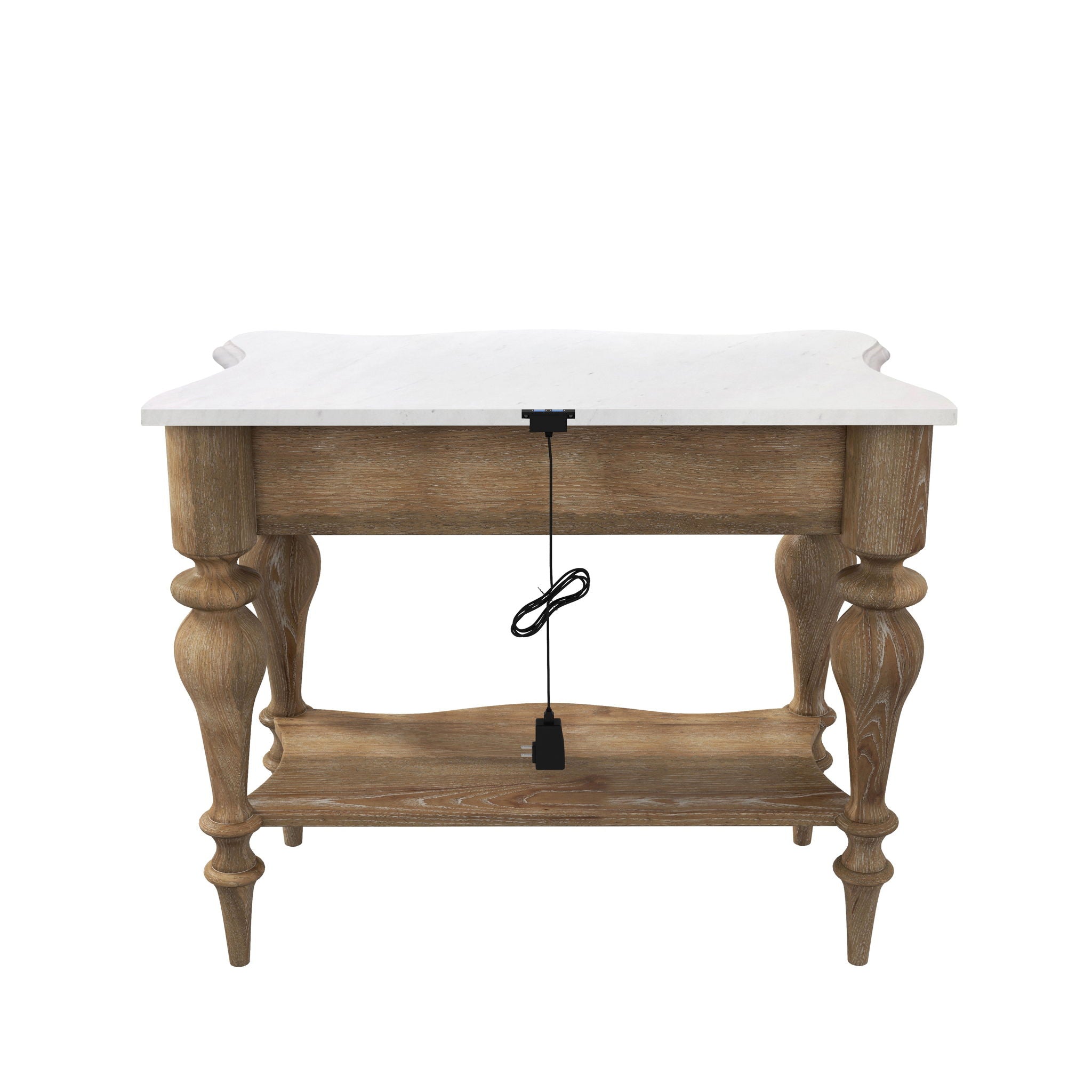 Weston Hills - Bedside Table With Storage Drawer - Natural