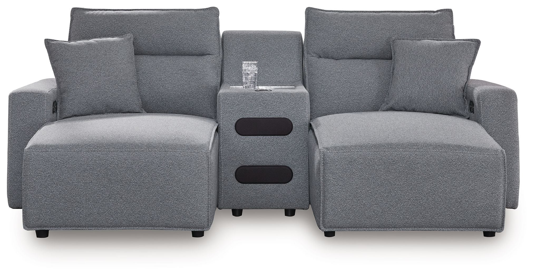 ModMax II - Salt And Pepper - Reclining Sectional