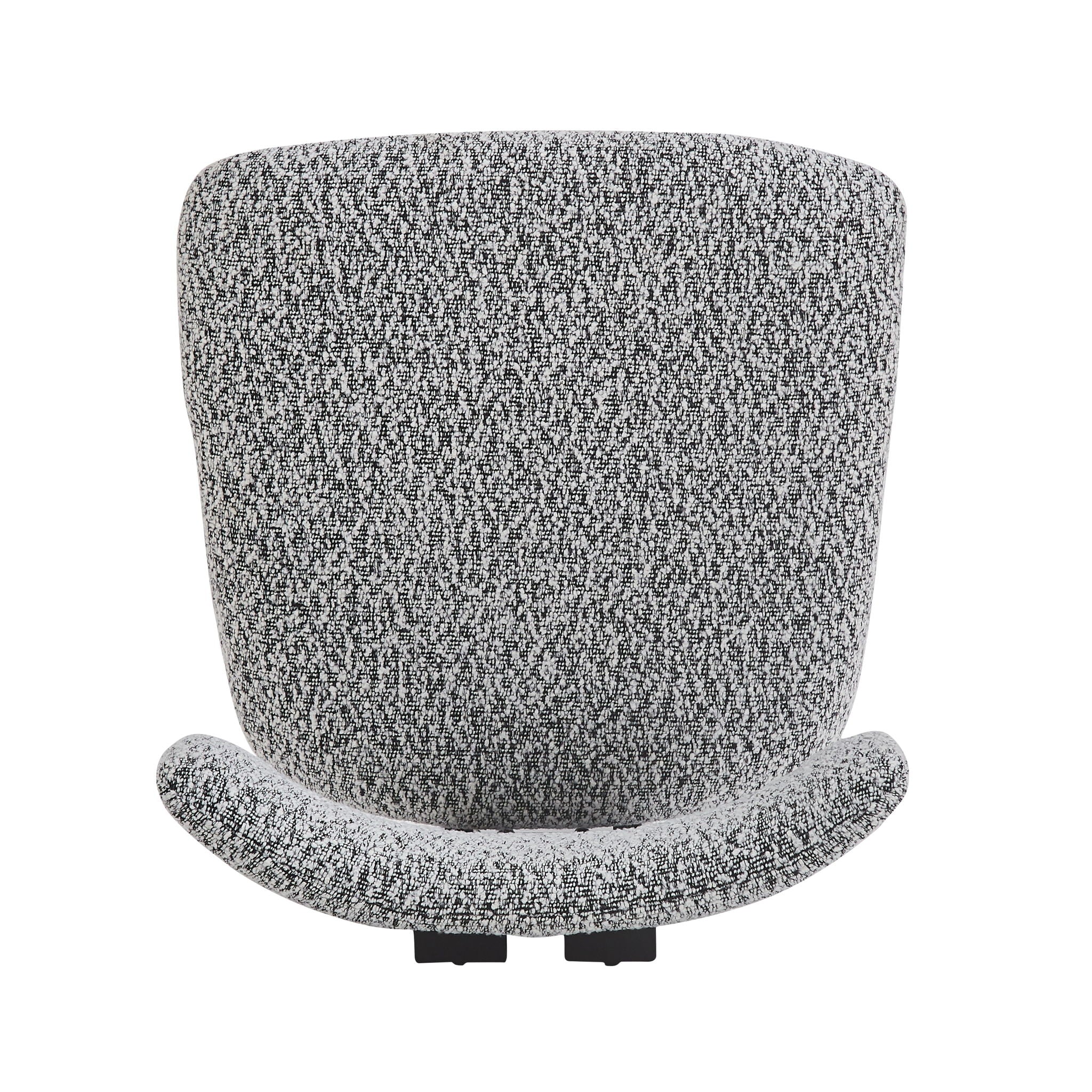 Modern Upholstered Armless Dining Chairs With Metal Legs