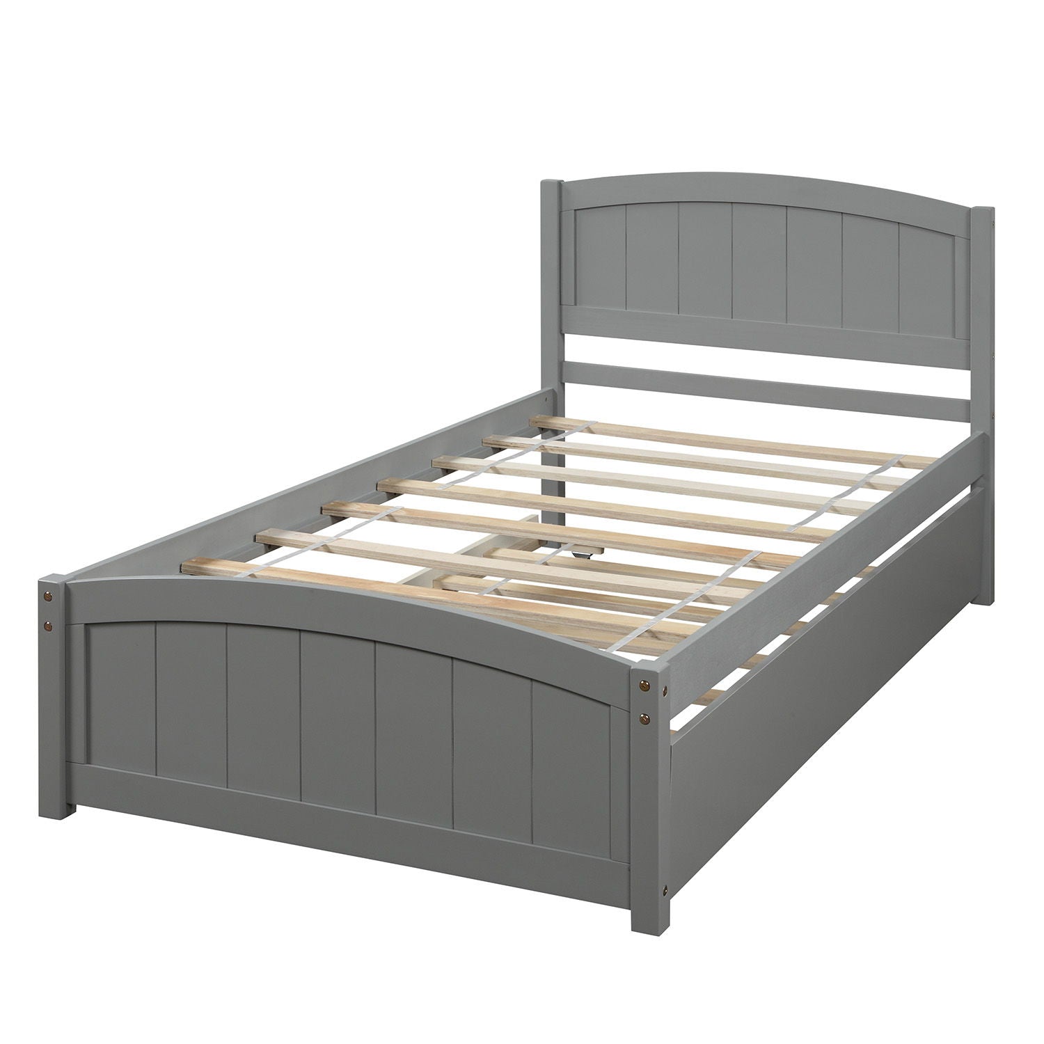 Platform Bed & Headboard, Footboard And Slat Support