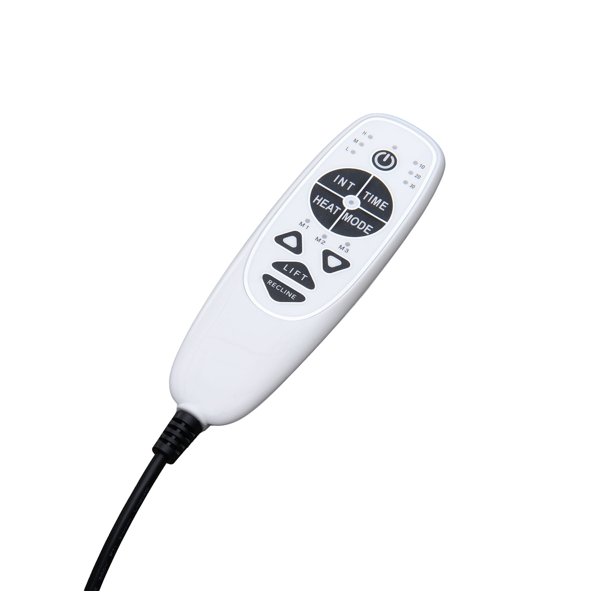 Power Motion Recliner With Lift Heating Massage Function - Brown