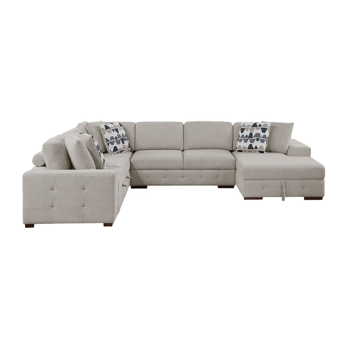 Raife - Sectional With Ottoman