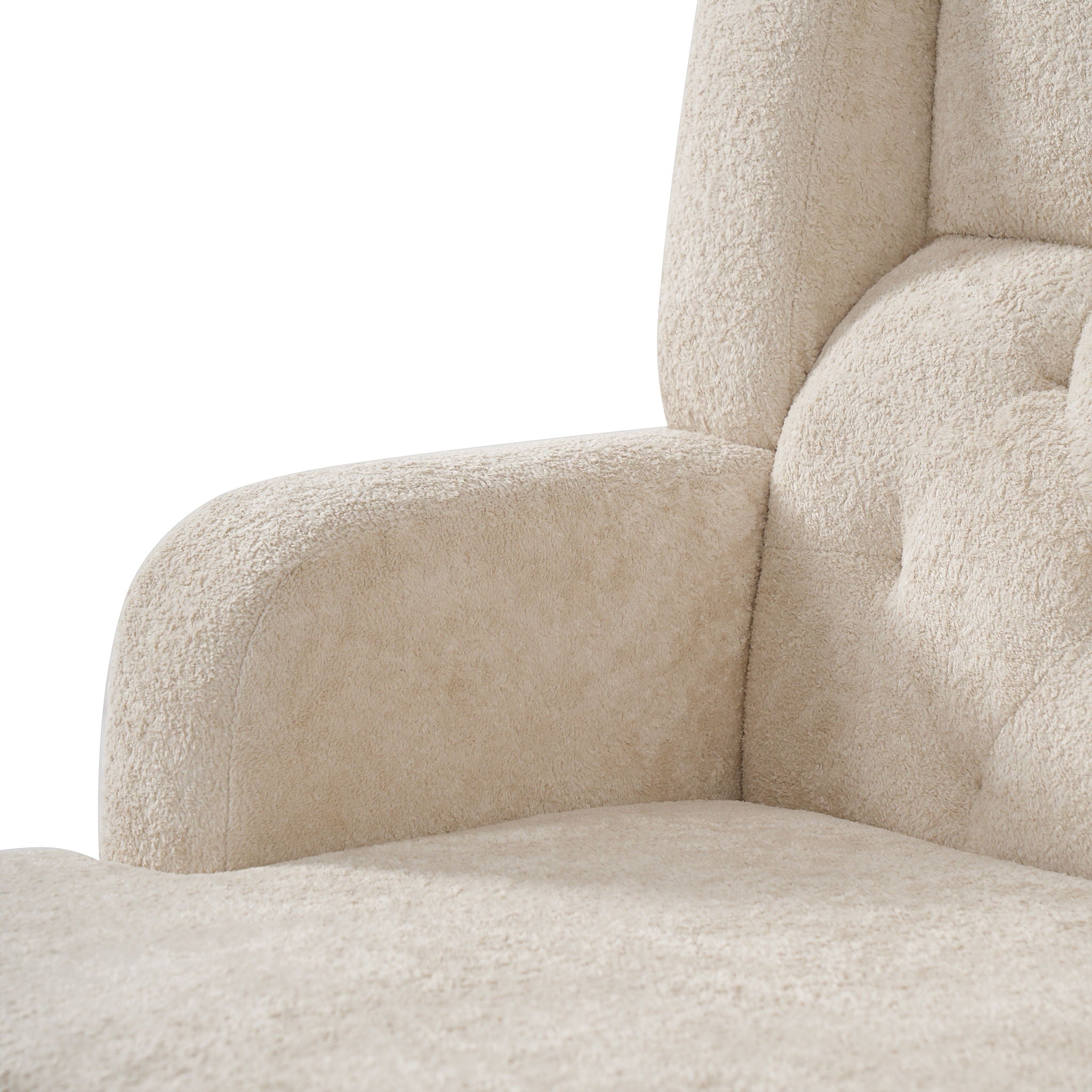 Modern Tufted Upholstered Accent Chair For Living Room