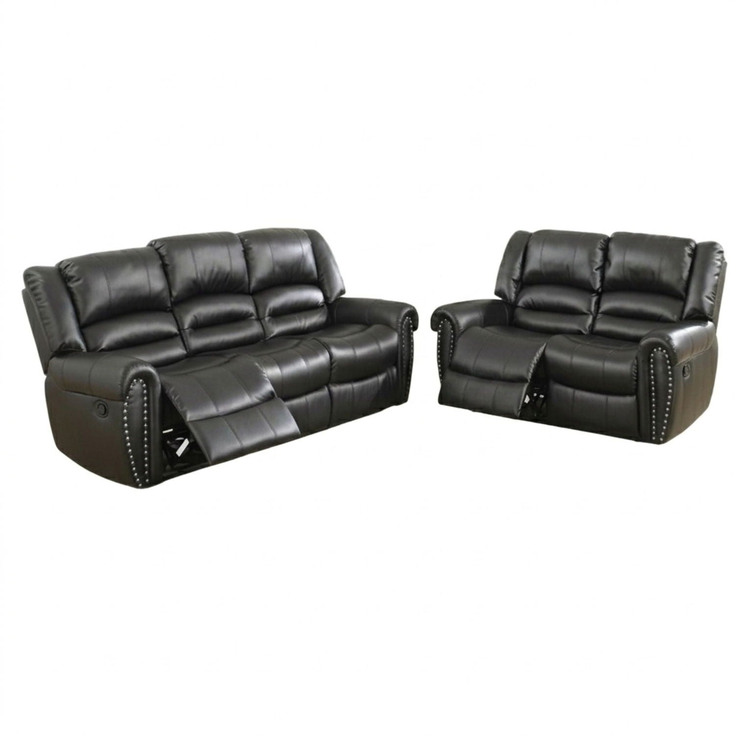 Modern Living Room Set With Nailhead Trim