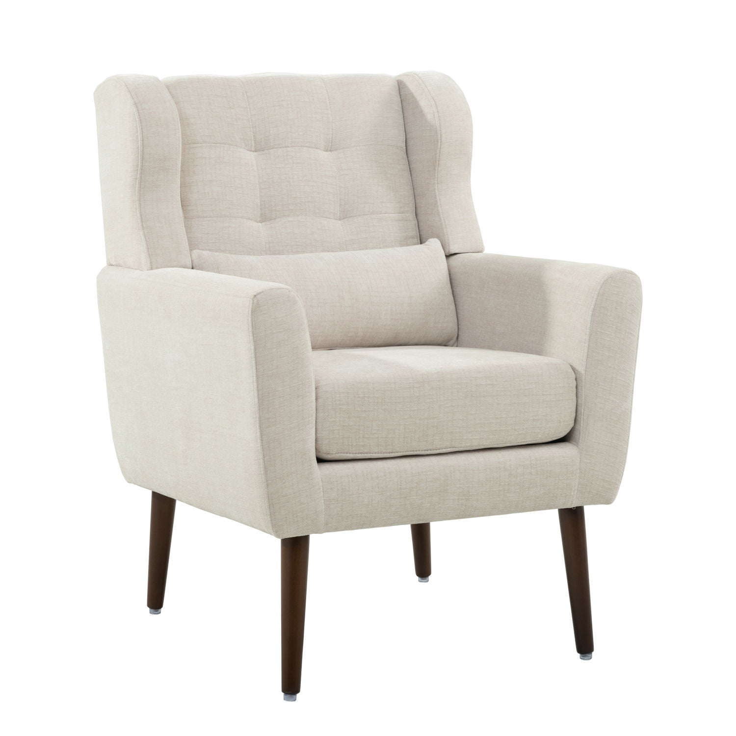 Modern Accent Chair Upholstered Foam Filled Living Room Chairs Comfy Reading Chair Mid-Century Modern Chair With Fabric Lounge Arm Chairs Armchair For Living Room Bedroom