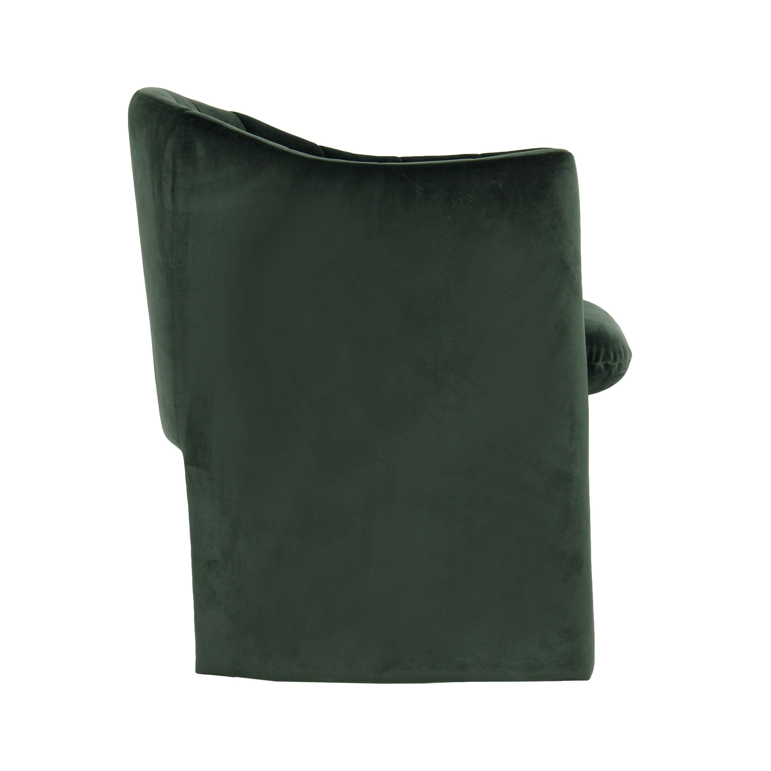Modrest Danube - Modern Jade Green Fabric Dining Chair