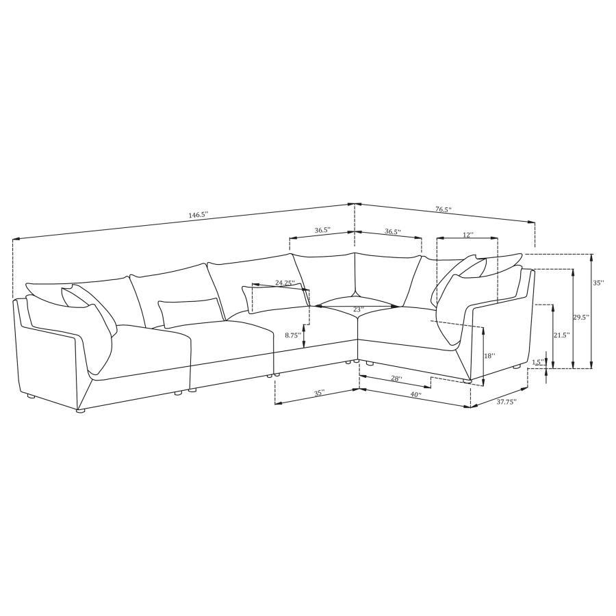 Sasha - Upholstered Modular Sectional