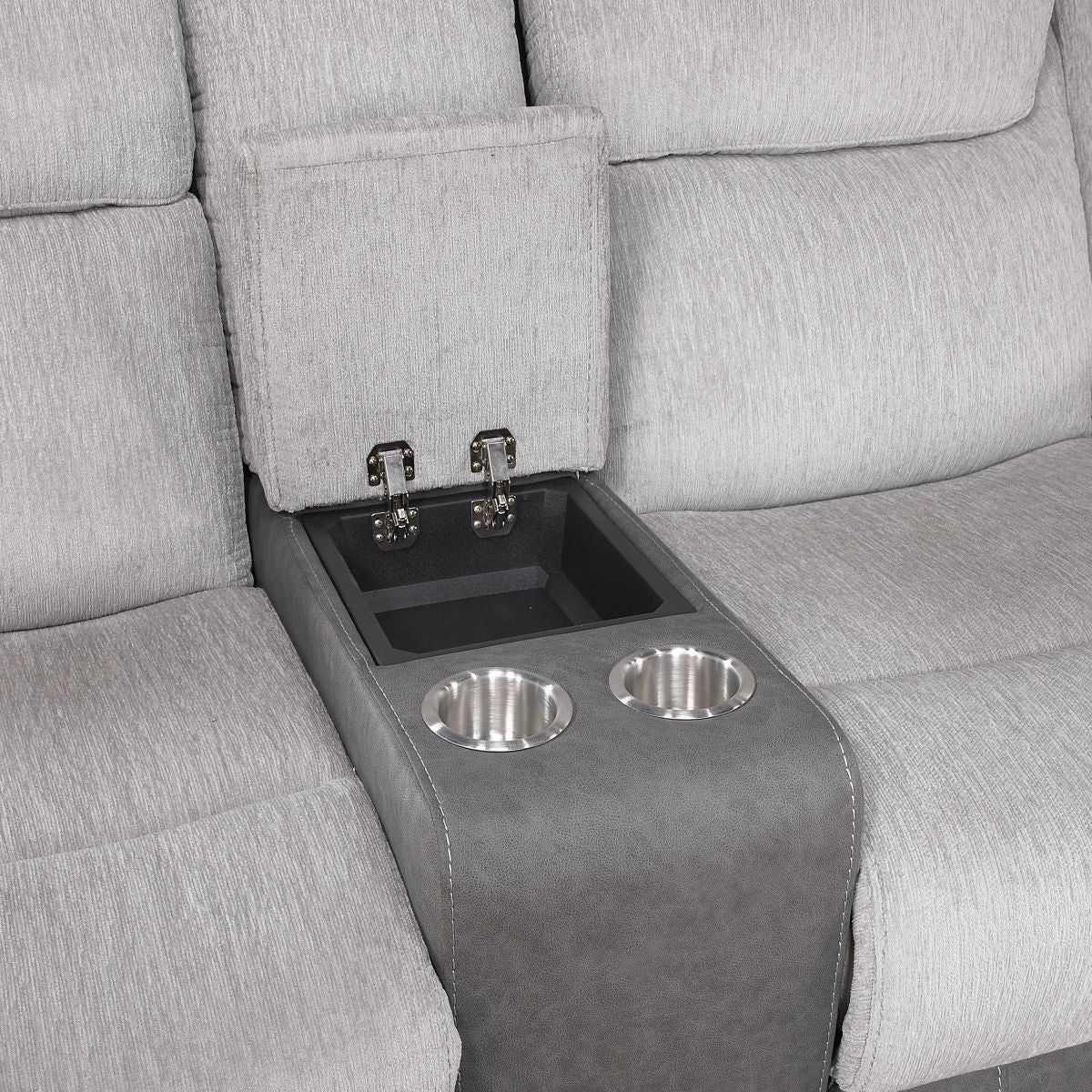 Harriette - Double Reclining Loveseat With Center Console