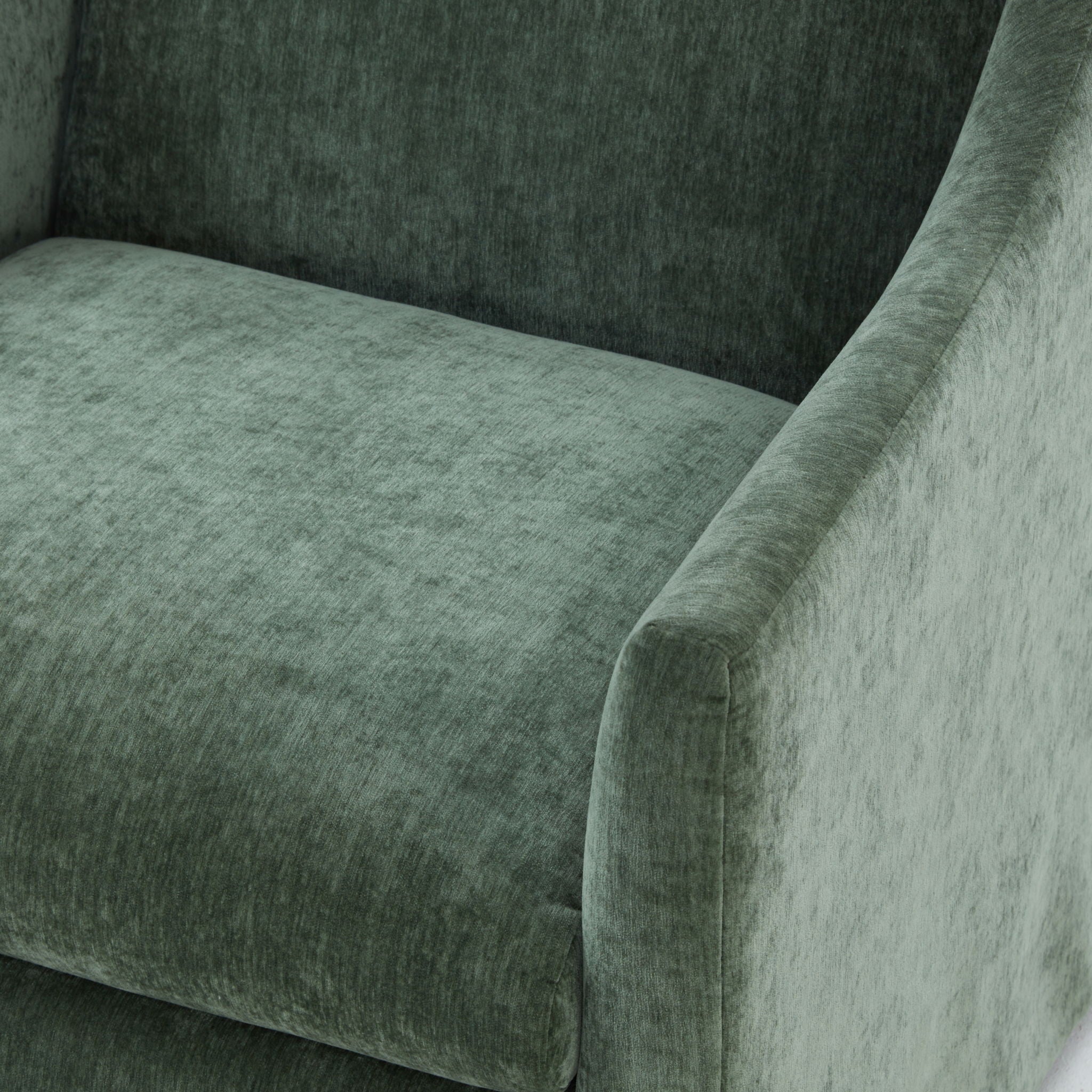 Luisa - Skirted Swivel Accent Chair