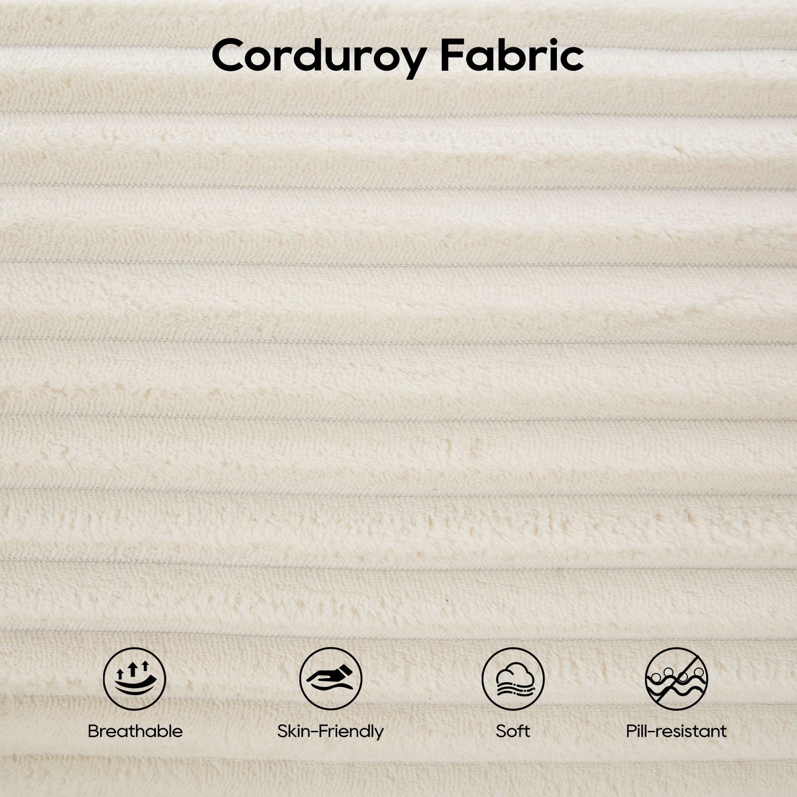 Convertible Loveseat Sofa Bed With Memory Foam & Steel Frame