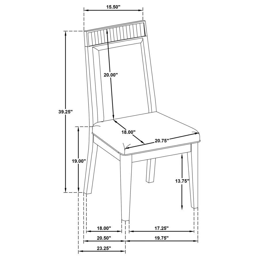 Brookmead - Dining Side Chair (Set of 2) - Ivory / Black