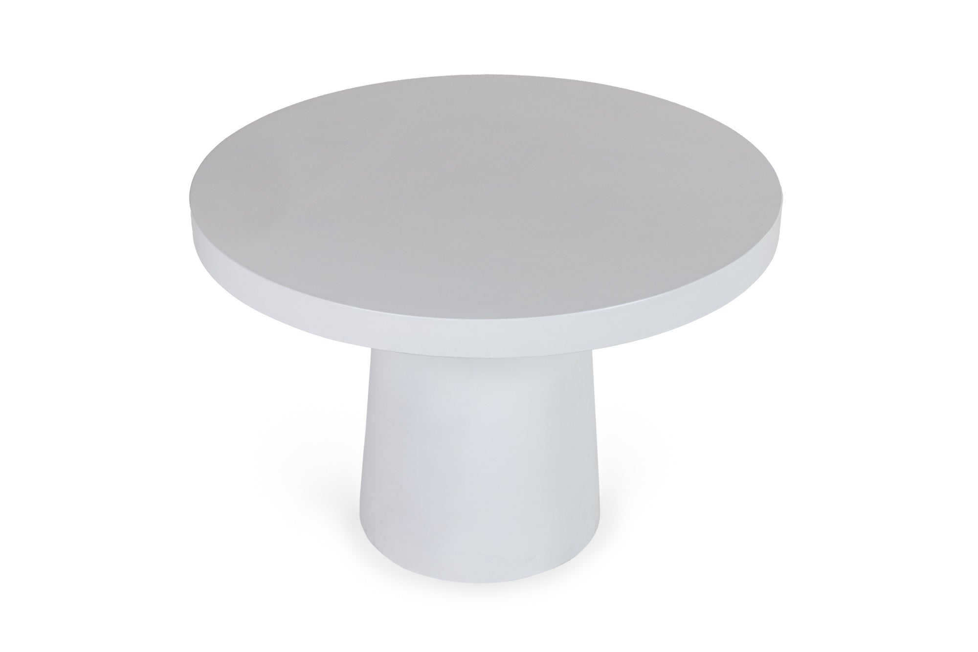 Modrest Desoto - Modern White Concrete Round Dining Table
