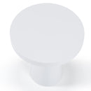 Modrest Desoto - Modern White Concrete Round End Table