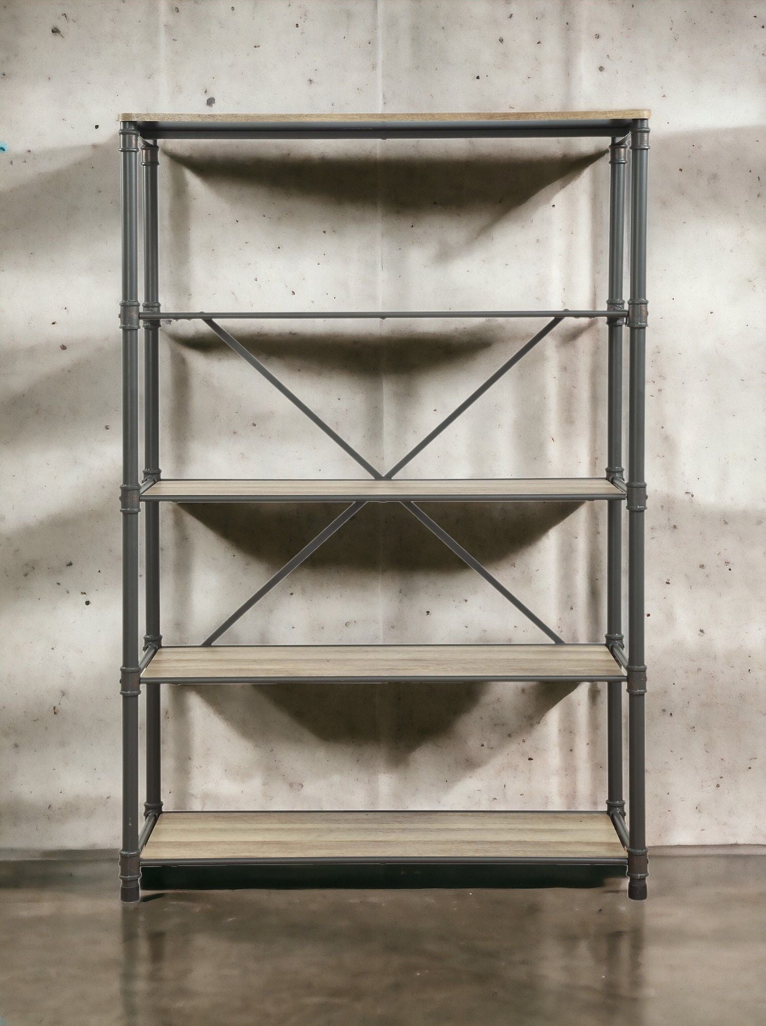 Itzel - Bookshelf - Gray / Oak