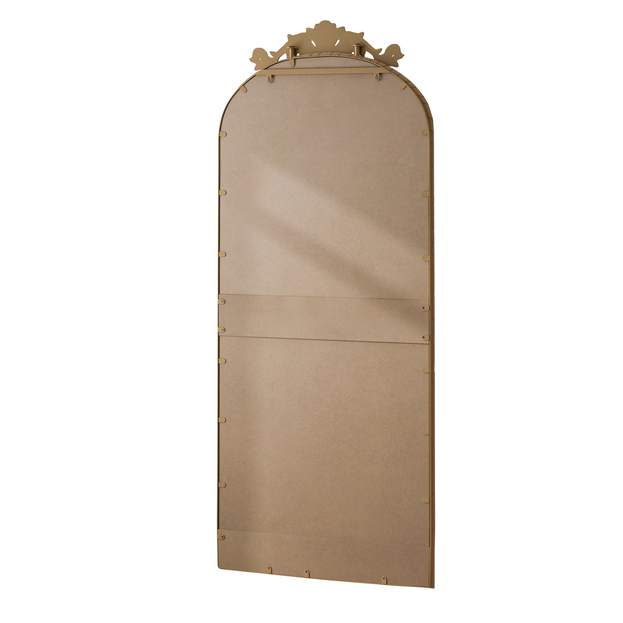 Vintage Arched Full Body Mirror, Wall Mounted For Living Room