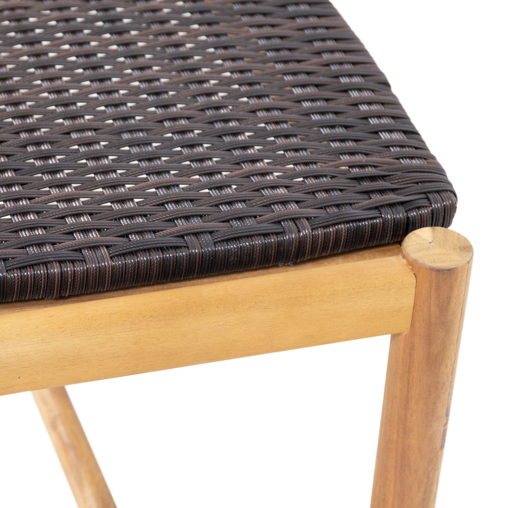 Cambria - Rustic 3 Seater Bench - Teak